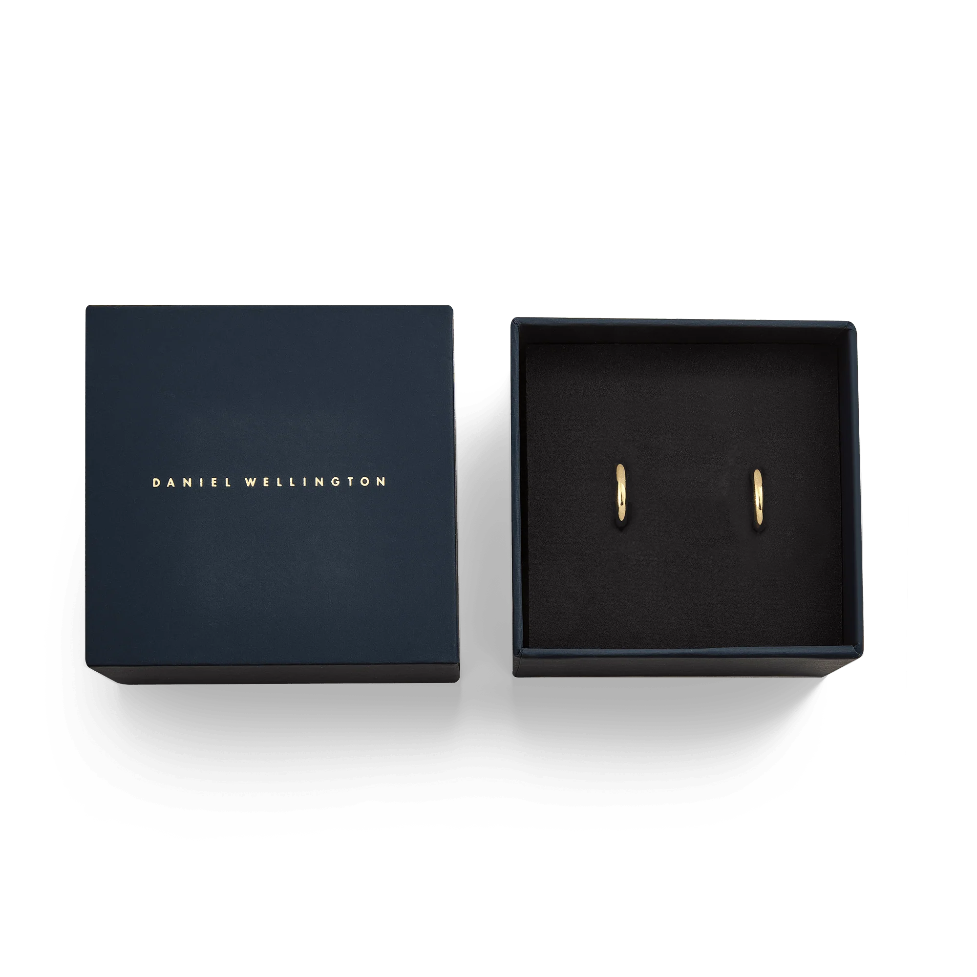 Arch Earrings Gold 9mm - Image 5