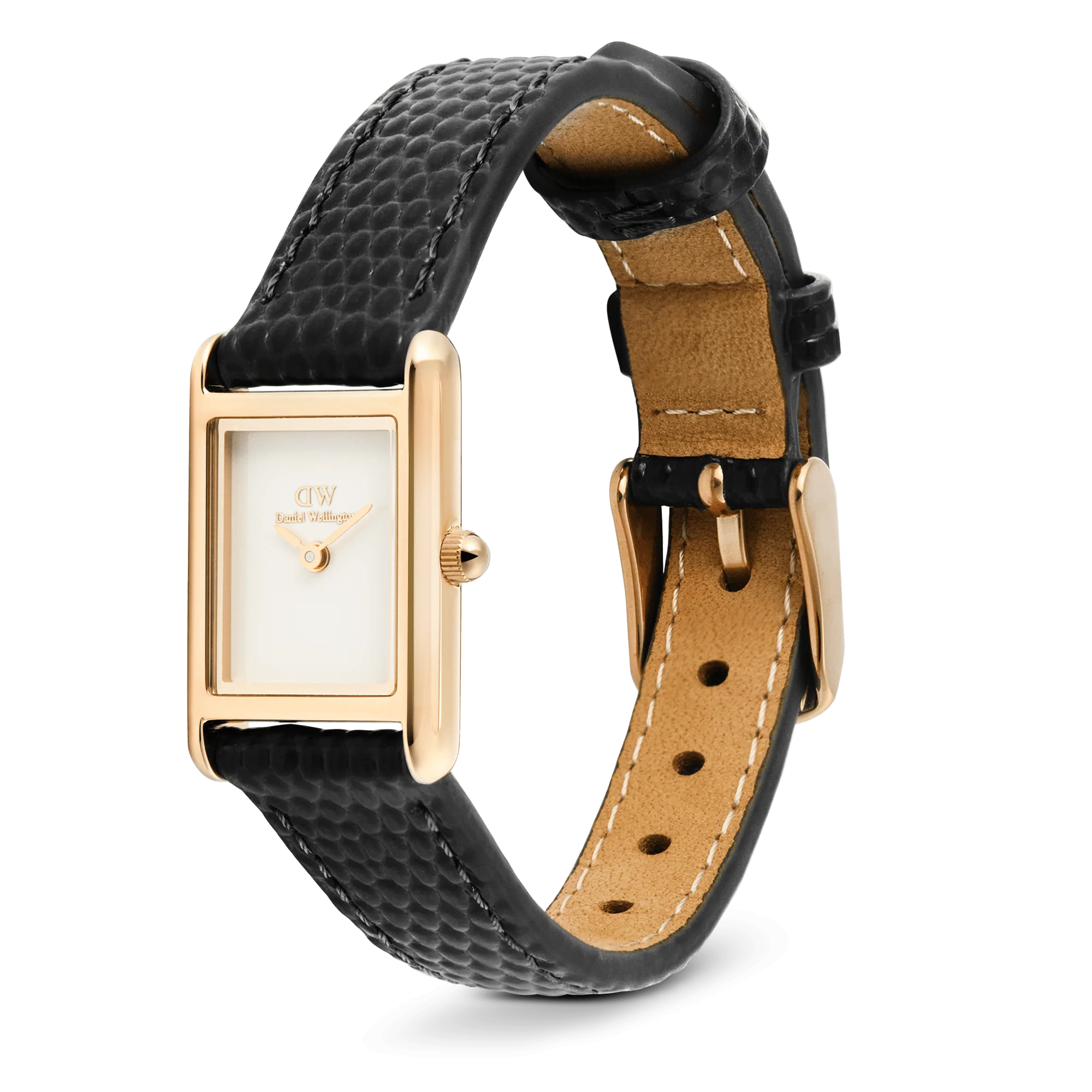 Bound Mini Black Lizard Rose Gold - Image 4