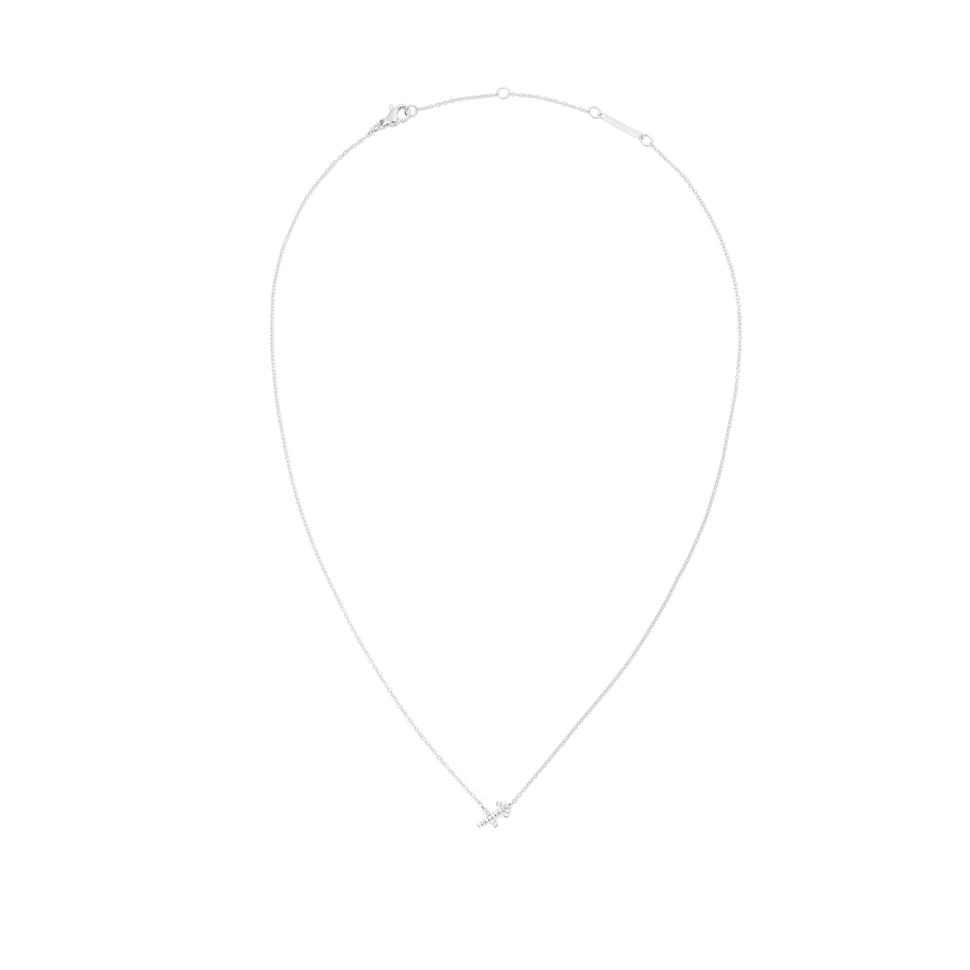 Crystal Zodiac Chain Necklace Silver - Image 35