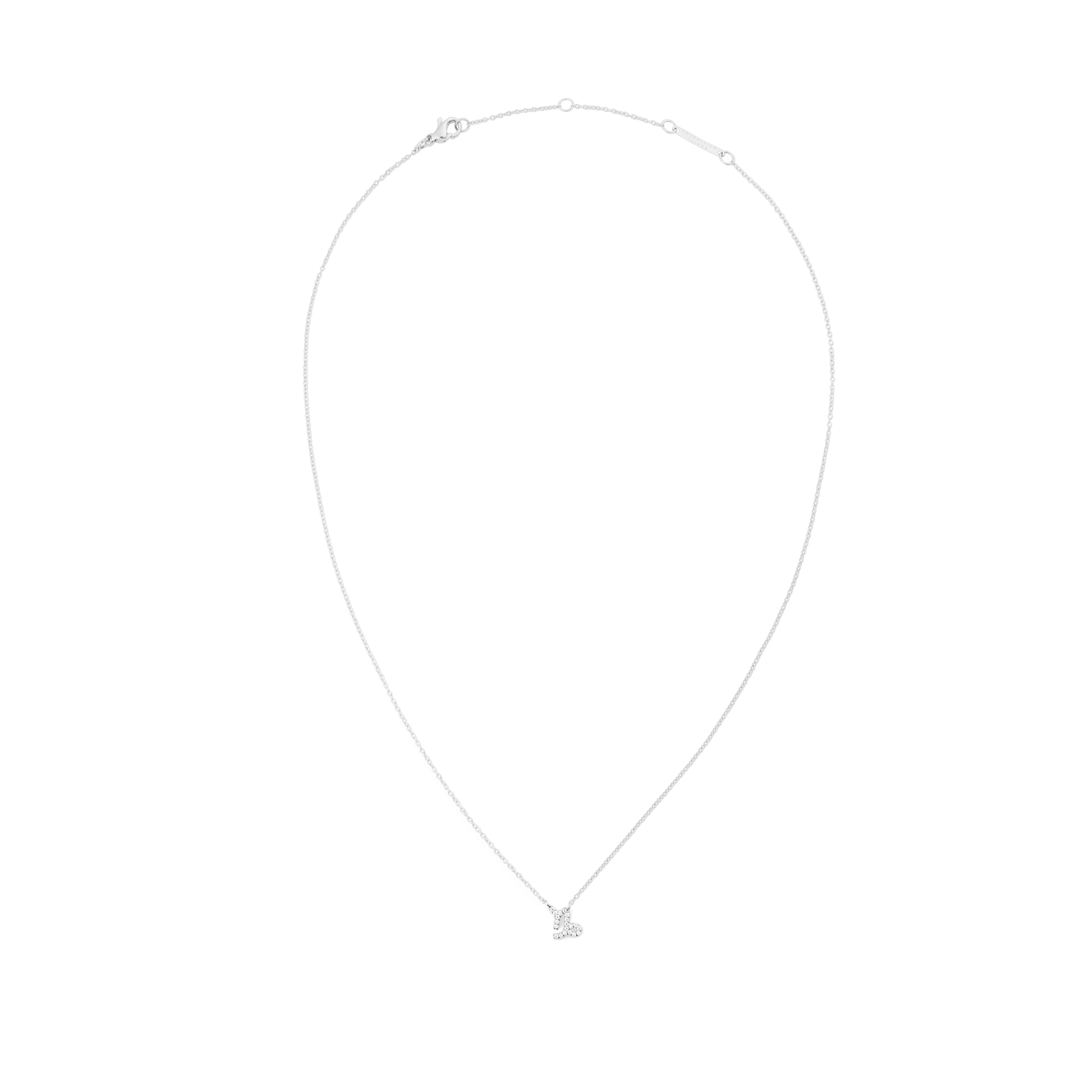 Crystal Zodiac Chain Necklace Silver - Image 39