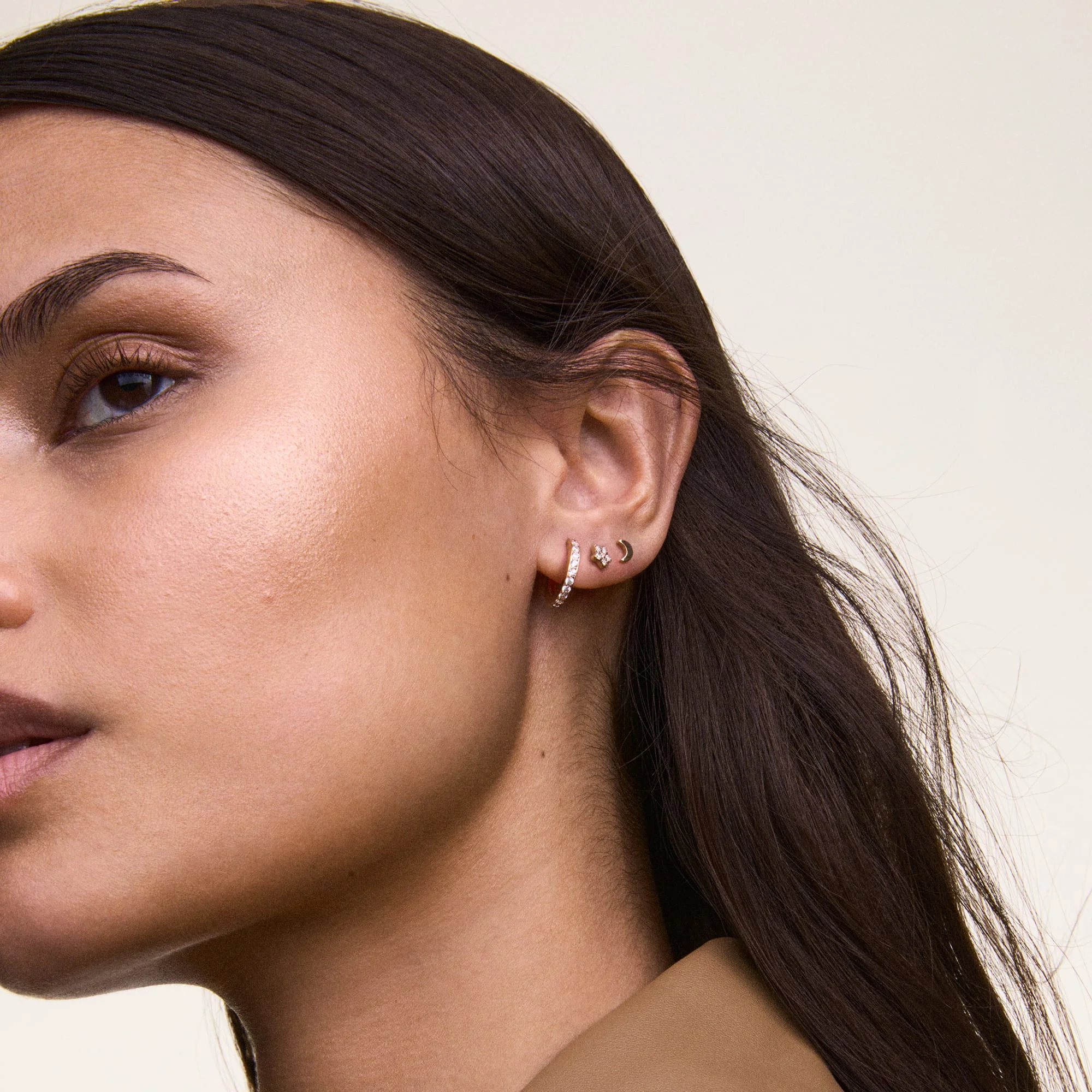 Moon Stud Gold - Image 2