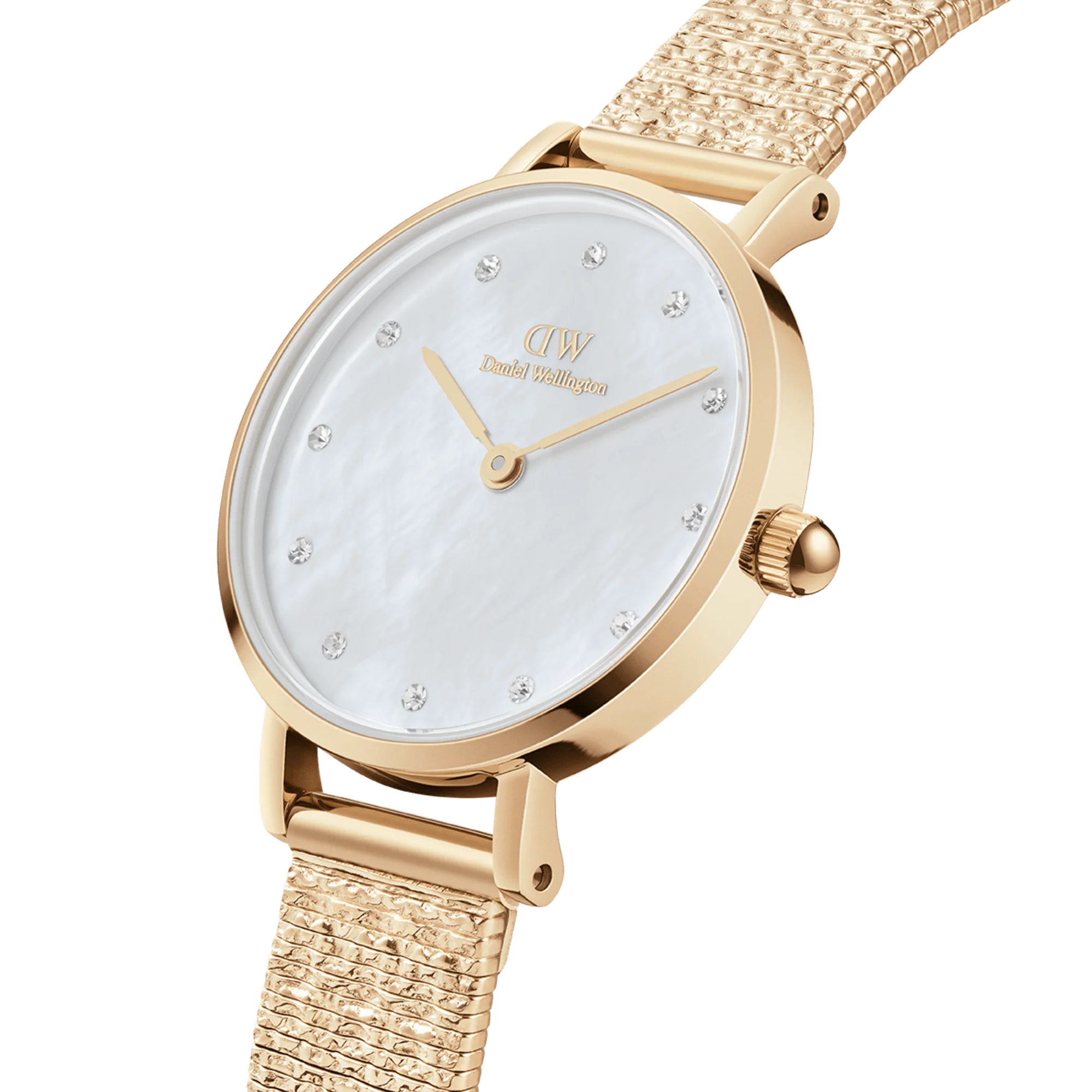 Petite Lumine Pressed Piano White MoP Gold - Image 2